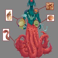 Concept Art y Diseño de Personajes - Mermay 2018. Un projet de Esquisse , Art conceptuel, Créativité, Dessin, Dessin artistique, Conception de personnages, Illustration traditionnelle, Illustration numérique, Peinture, Stor , et telling de Oscar Guerrero - 20.07.2018