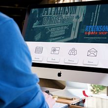 Website - Atkinson Barber Shop. Graphic Design, and Web Design project by Adrián Varela - 12.08.2016