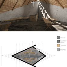 Hospital chapel  Ein Projekt aus dem Bereich Architektur und Innenarchitektur von Arnika Połaska - 02.10.2016