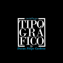 tipografía . Un proyecto de Diseño de Felipe Cardona - 20.09.2018
