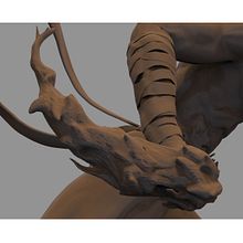 Iron Fist. Un progetto di 3D, Character design, Character design 3D, Scultura, Modellazione 3D, Fumetto e Creatività di Aarón Ramos Pardal - 12.09.2018