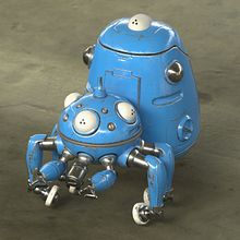 Tachikoma 3D. Un progetto di 3D, Character design 3D e Modellazione 3D di José Villot - 28.10.2018