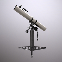 Telescope. 3D, and 3D Modeling project by Andrea Conde - 10.03.2018