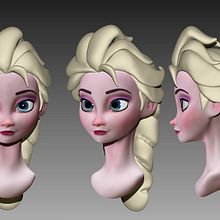 - Elsa -. Projekt z dziedziny 3D i  Modelowanie 3D użytkownika Mario A Campos Luque - 21.09.2018