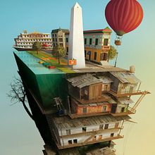 Global reality - ilustración. Design gráfico e Ilustração tradicional projeto de Calu González - 24.09.2018