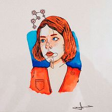 Ilustración (1). Ilustração tradicional, Desenho, Pintura em aquarela, Desenho de retrato, e Desenho artístico projeto de Victor Luna Guerrero - 24.09.2018