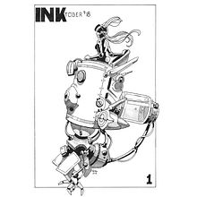 inktober Ein Projekt aus dem Bereich Skizzenentwurf, Zeichnung und Traditionelle Illustration von Keisy Lopez - 04.10.2018