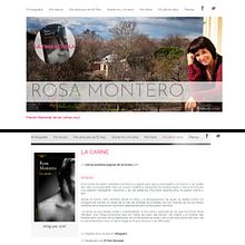 Rosa Montero - WEB. Web Design project by Sarah Hunt - 05.16.2015