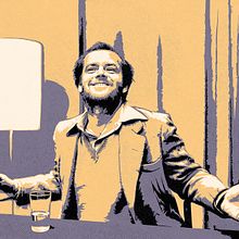Jack Nicholson. Un progetto di Illustrazione tradizionale, Illustrazione digitale e Illustrazione vettoriale di Alex G. - 25.09.2018