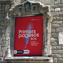 MUHBA: Diseño gráfico expositivo: "Primeros Campesinos/Bcn. La gran innovación de hace 7.500 años". Interior Design, Editorial Design, and Graphic Design project by uauh! comunicación gráfica - 09.25.2018