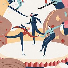 Albert Pinilla illustration for the magazine PAN. Editorial Design, Graphic Design, and Traditional illustration project by Albert Pinilla Ilustrador - 09.25.2018