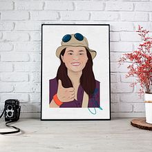 Ilustración de una amiga. Projekt z dziedziny Trad, c i jna ilustracja użytkownika Natalia Araque Laosa - 25.09.2018