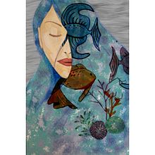 Doris. Portrait Drawing, Traditional illustration, and Watercolor Painting project by Rakelarcher - 10.17.2018