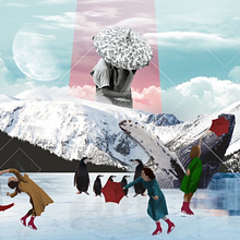 'Invierno' Pantallas Callao. Animation, 2D Animation, Br, ing, Identit, Collage, and Advertising project by Marisa Folgado - 12.21.2017