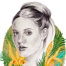 Mi Proyecto del curso: Retrato con lápiz, técnicas de color y Photoshop. Traditional illustration project by Olga Negro - 09.28.2018
