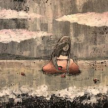 Buscando conchas en la playa - Ilustración proyecto personal. Un proyecto de Ilustración tradicional de Anna Miró Solaní - 29.09.2018