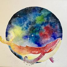 Mi Proyecto del curso: Técnicas modernas de Acuarela . Pictură în acuarelă de emegrafica - 09.29.2018