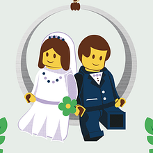 Invitación de bodas. Traditional illustration, and Digital Illustration project by crispy_world - 01.01.2018
