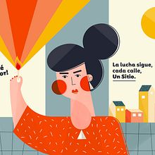 Festival Asalto - Street Art. Street Art, Character Design, Graphic Design, and Traditional illustration project by Inés Marco Aguilar - 09.07.2018