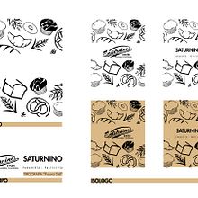 Panaderia y pastelería SATURNINO. Br, ing, Identit, Graphic Design, and Vector Illustration project by Rosa Jiménez Barrera - 06.23.2018