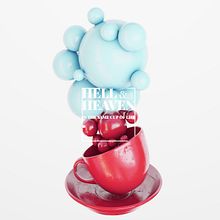 HELL & HEAVEN in the same cup of life.. Un projet de 3D, Art urbain, Beaux Arts, Br, ing et identité, Calligraphie, Créativité, Design , Conception d'affiches , et Webdesign de Carlos - 02.10.2018