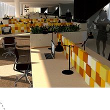 renders of office project. Un proyecto de Arquitectura, Arquitectura interior y Diseño de interiores de Arnika Połaska - 02.03.2018