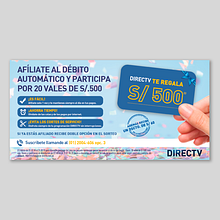 Aviso Directv. Un proyecto de Diseño y Publicidad de Lucia Camila Zora Carvajal Sotomayor - 03.10.2018