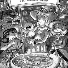 Las hermanas calabozo y el cachorro humano. Ein Projekt aus dem Bereich Comic, Zeichnung, Schrift, Traditionelle Illustration, Stor und board von Flor de Vita Amaro - 05.10.2018