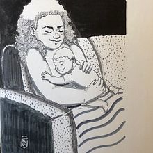 Inktober #2. Drawing, and Traditional illustration project by Fran Amaro - 10.02.2018