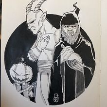 Inktober #3. Drawing, and Traditional illustration project by Fran Amaro - 10.03.2018