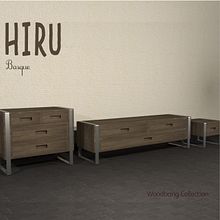 Hiru, furniture design. . Desain, Desain, Pembuatan Furnitur, Dan Desain Produk proyek oleh Amaya Luzon Franco - 10.05.2018