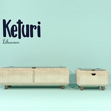 Keturi, furniture design.. Un proyecto de Diseño, Diseño de complementos, Diseño de interiores, Diseño, creación de muebles					 y Diseño de producto de Amaya Luzon Franco - 05.10.2018