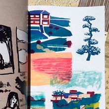 SKETCHBOOK 2018 - ZINE. Fine Arts, Sketching, Drawing, and Editorial Design project by Rut Pedreño Criado - 10.07.2018