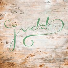 Judit Disseny Gràfic (lettering cursivo). Un progetto di Design di loghi e Lettering di Judit Vilardosa Bové - 09.10.2018