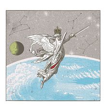 "Fly the moon and reach for the stars" . Collage, Poster Design, and Graphic Design project by Virginia Torres - 10.08.2018