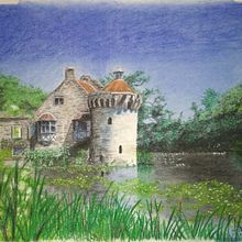 Castillo hecho con pasteles Ein Projekt aus dem Bereich Malerei von Jimena Valadez Mejía - 08.10.2018