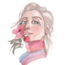 Mi Proyecto del curso: Retrato ilustrado en acuarela. Un projet de Illustration traditionnelle et Illustration numérique de Maria Victoria Comas - 06.03.2019