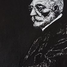Miguel de Unamuno - Ilustración con tinta. Un proyecto de Bocetado, Dibujo, Dibujo artístico y Dibujo de Retrato de Brayan Torres - 08.10.2018