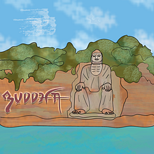 Buddha . Un proyecto de Ilustración digital de Guillermo Benítez - 08.10.2018