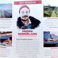 Retrato de Fredrik Dannerljung. Editorial Design, Graphic Design, Traditional illustration, and Digital Illustration project by Kike Lucas Abreu - 10.09.2018