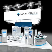 Diseño de stand Accelerate - Fira - Barcelona . % M. Mercedes Aramendia Ramos tarafından hazırlanan 3D, Mimarlık, Tasarım, Set Tasarımı, Ola, lar, Ve İnfografikler projesi - 10.09.2018
