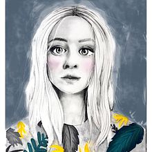 Mi Proyecto del curso: Retrato con lápiz, técnicas de color y Photoshop. Projekt z dziedziny  R, sunek, R, sunek ołówkiem, Portret, Trad, c i jna ilustracja użytkownika Cintli Cordova - 09.10.2018