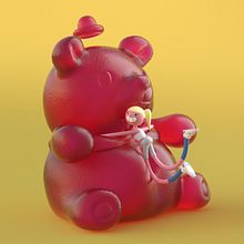 NIKE EPIC REACT. Animação 3D, Animação de personagens, Design de personagens 3D, e Rigging projeto de Buda.tv - 09.10.2018