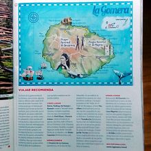 Mapa de La Gomera. Editorial Design, Graphic Design, Traditional illustration, Digital Illustration, Vector Illustration & Infographics project by Kike Lucas Abreu - 10.10.2018