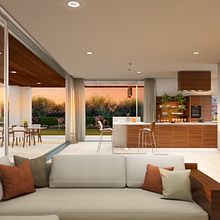 Vivienda 3D. Architecture, Interior Architecture, Design, Lighting Design, Interior Design, Furniture Design, Making, 3D Modeling, and Photo Retouching project by Adrián Pérez Berrocal - 10.10.2018