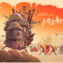 El castillo ambulante. Un proyecto de Cine, Diseño de carteles e Ilustración digital de Cristian Eres - 12.10.2018