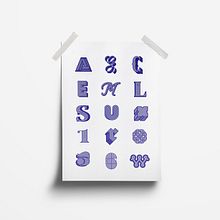 36 days of type / 2018. T, and pograph project by Andrea Bosch - 10.12.2018