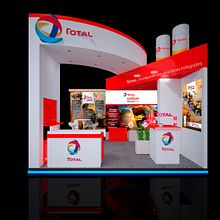 Stand 3D - Total. 3D, and Vector Illustration project by David Castillo - 09.19.2018