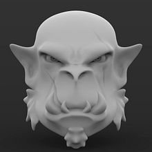 Head Sculpts. Un proyecto de 3D, Diseño de personajes, Diseño de personajes 3D, Escultura, Modelado 3D y Videojuegos de Javier Cordero - 12.10.2018