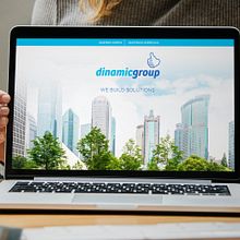 Dinamic Group - Diseño Web. Un proyecto de Diseño Web de Rodrigo Alfaro - 13.10.2018